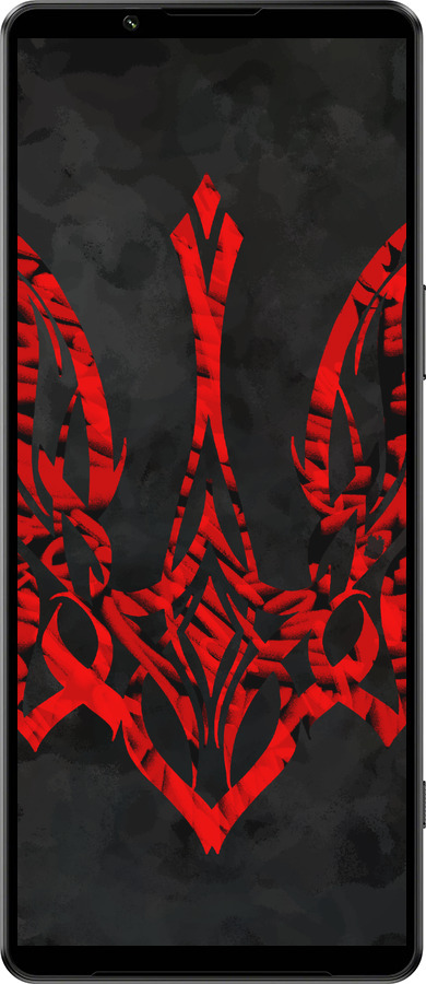 Силиконовый чехол Герб Украины v4 для Sony Xperia 1 IV - 5319u-2787 изображение 