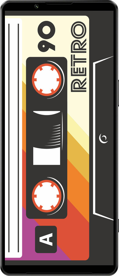 Силиконовый чехол Кассета с90 v4 для Sony Xperia 1 IV - 5532u-2787 изображение 