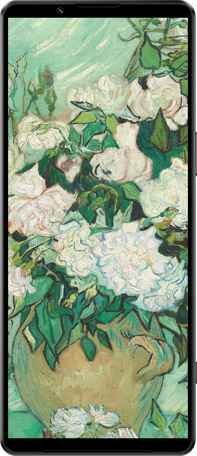Силиконовый чехол Винсент Ван Гог. Ваза с розами для Sony Xperia 1 IV - 5543u-2787 изображение 