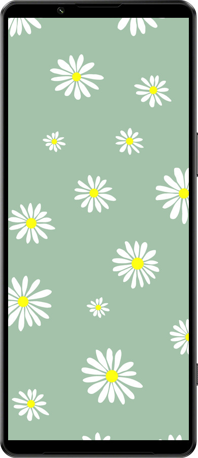 Силиконовый чехол Ромашки v4 для Sony Xperia 1 IV - 5603u-2787 изображение 