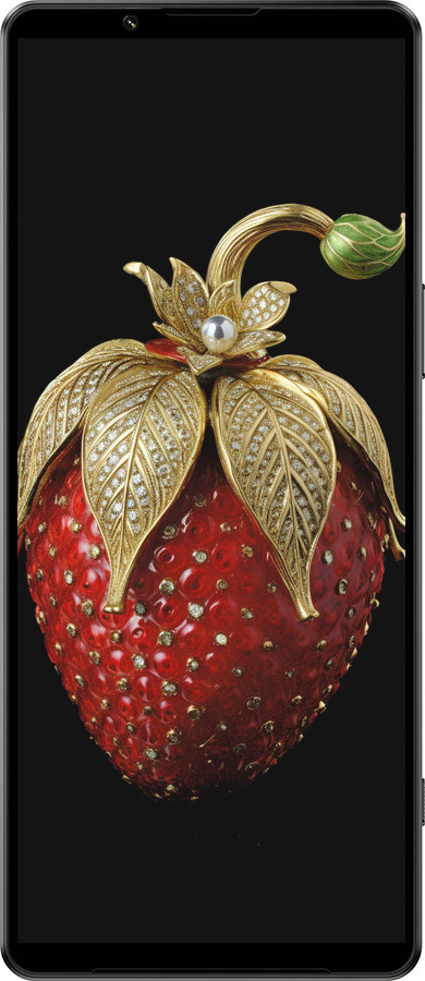 Силиконовый чехол Клубника v3 для Sony Xperia 1 IV - 5638u-2787 изображение 