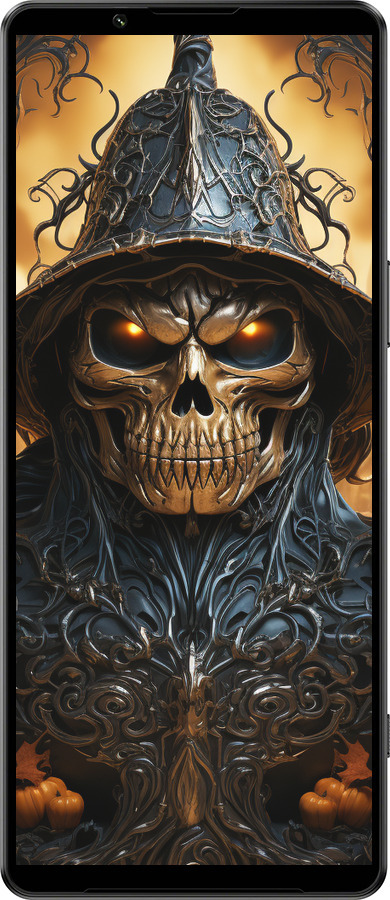 Силиконовый чехол Череп 2 для Sony Xperia 1 IV - 5652u-2787 изображение 