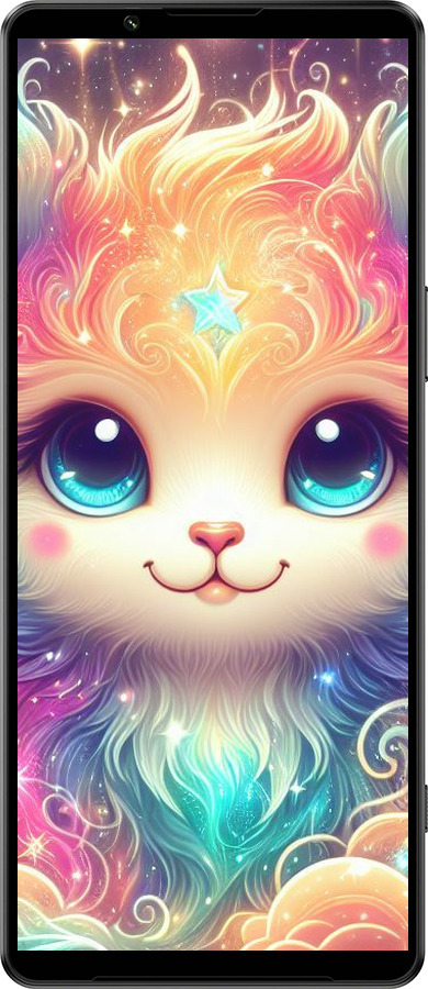 Силіконовий чехол Казкове кошеня для Sony Xperia 1 IV - 5813u-2787 изображение 