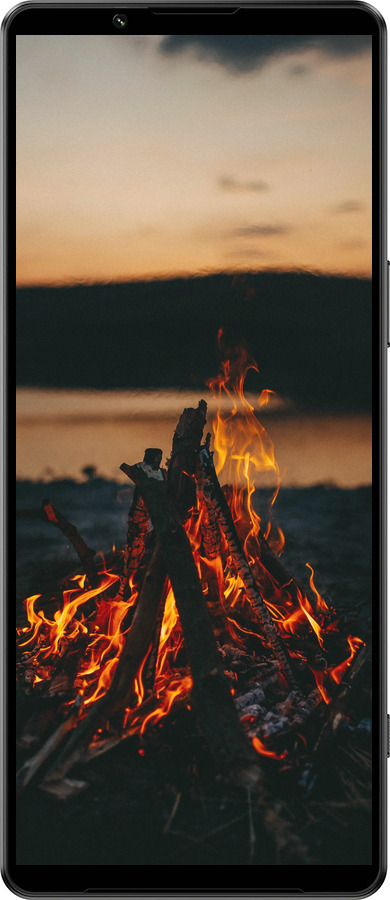 Силиконовый чехол Огонь для Sony Xperia 1 IV - 6021u-2787 изображение 