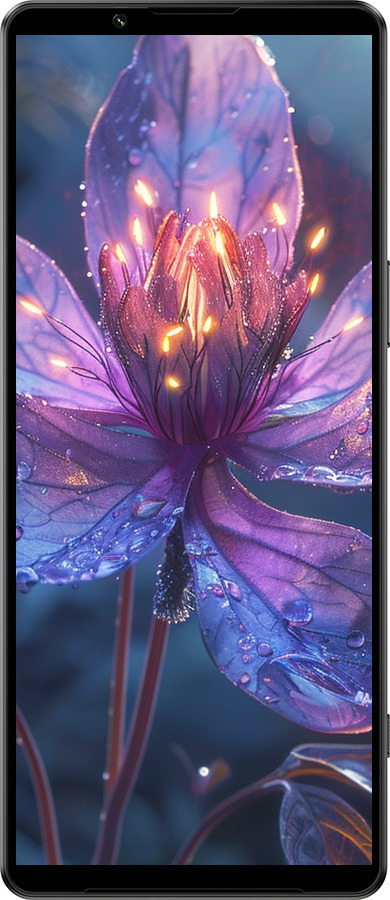 Силіконовий чехол Магічна квітка для Sony Xperia 1 IV - 6038u-2787 изображение 