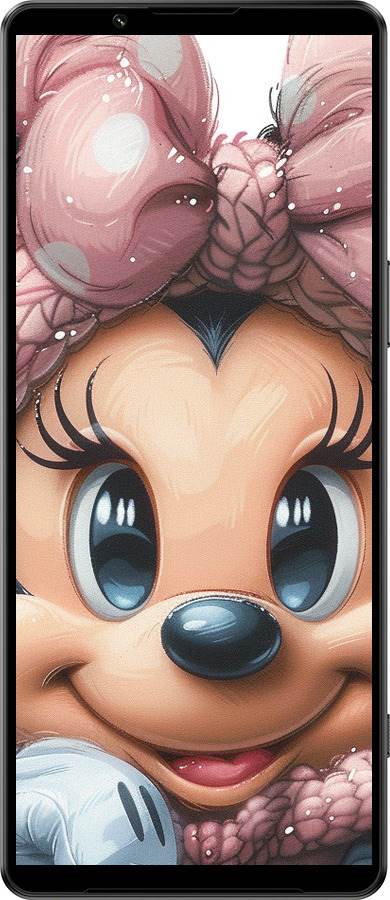 Силиконовый чехол Минни Маус с бантиком для Sony Xperia 1 IV - 6055u-2787 изображение 