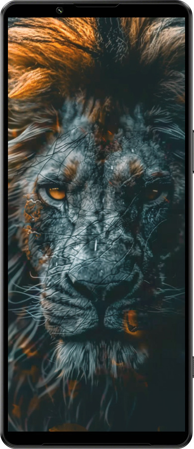 Силиконовый чехол Лев в сумерках для Sony Xperia 1 IV - 6154u-2787 изображение 