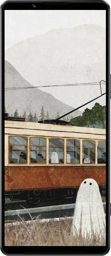 Силиконовый чехол Призрак 2 для Sony Xperia 1 IV - 6247u-2787 изображение 