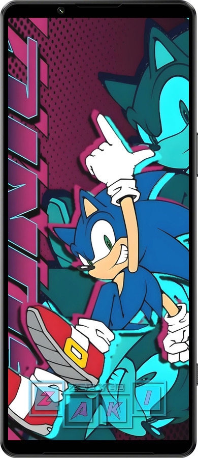 Силіконовий чехол Соник для Sony Xperia 1 IV - 6284u-2787 изображение 