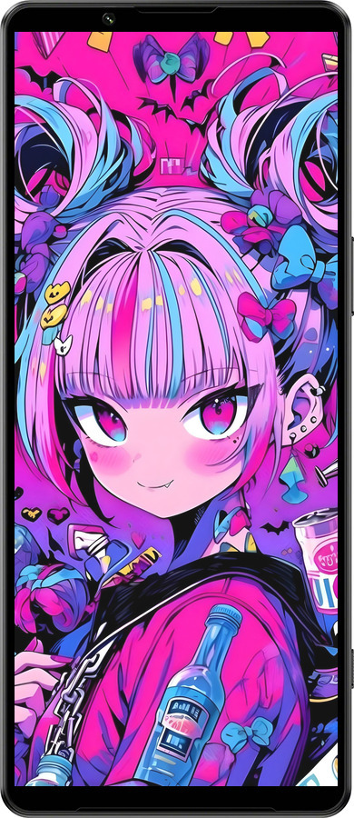 Силиконовый чехол Аниме милаха для Sony Xperia 1 IV - 6314u-2787 изображение 