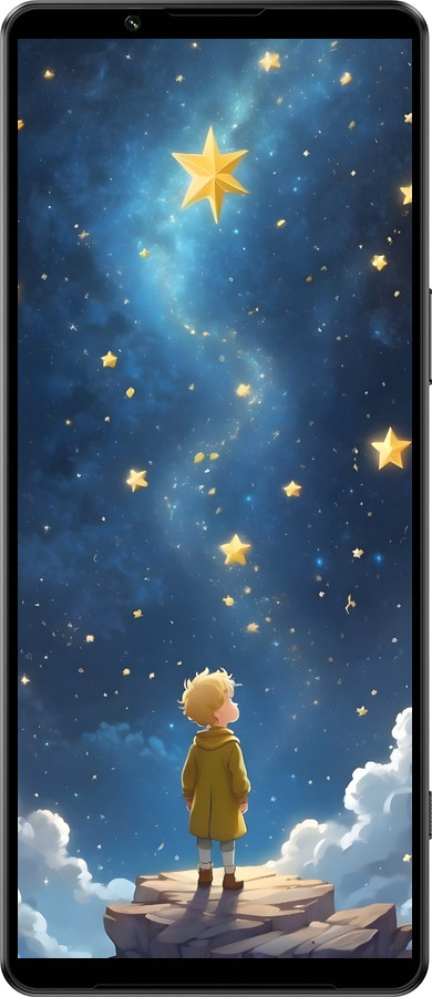 Силиконовый чехол Маленький принц для Sony Xperia 1 IV - 6326u-2787 изображение 