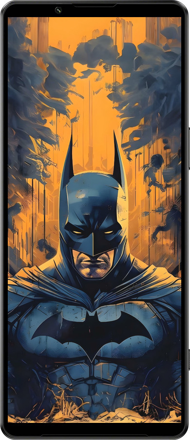 Силиконовый чехол Бэтмен для Sony Xperia 1 IV - 6335u-2787 изображение 