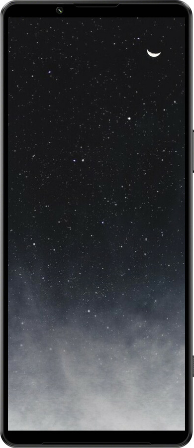 Силиконовый чехол Сині хмари, Синій місяць для Sony Xperia 1 IV - 6396u-2787 изображение 