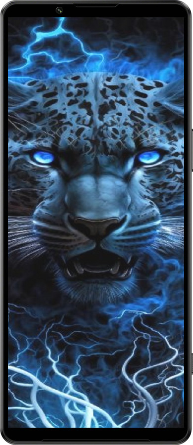 Силиконовый чехол Ледяной леопард для Sony Xperia 1 IV - 6460u-2787 изображение 