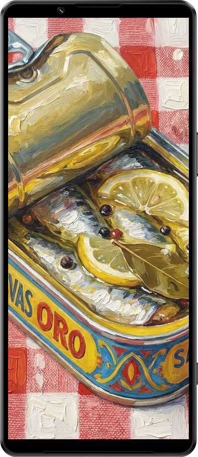 Силиконовый чехол Vintage Sardine Tin Phone для Sony Xperia 1 IV - 6772u-2787 изображение 