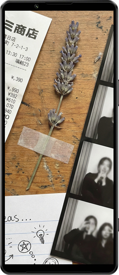 Силиконовый чехол Aesthetic Scrapbook Collage для Sony Xperia 1 IV - 6773u-2787 изображение 