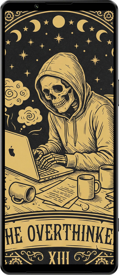 Силиконовый чехол The Overthinker для Sony Xperia 1 IV - 6774u-2787 изображение 