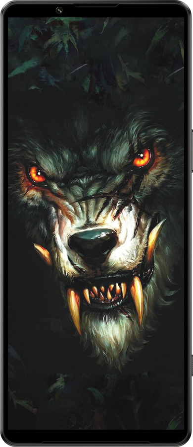 Силиконовый чехол Дьявольский волк для Sony Xperia 1 IV - 833u-2787 изображение 