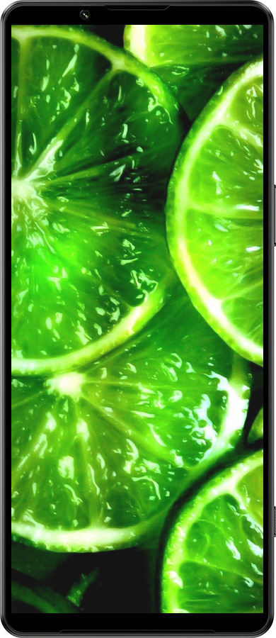 Силиконовый чехол Зелёные дольки лимона для Sony Xperia 1 IV - 852u-2787 изображение 