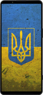 Силиконовый чехол Флаг и герб Украины 2 для Sony Xperia 1 VI - 378u-3975 изображение 