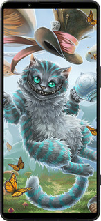 Силиконовый чехол Чеширский кот 2 для Sony Xperia 1 VI - 3993u-3975 изображение 