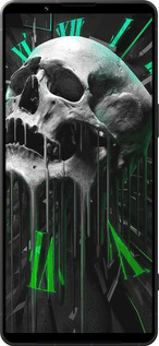 Силиконовый чехол Череп-часы для Sony Xperia 1 VI - 4100u-3975 изображение 