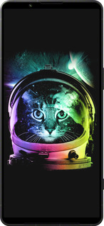 Силиконовый чехол Кот-астронавт для Sony Xperia 1 VI - 4154u-3975 изображение 