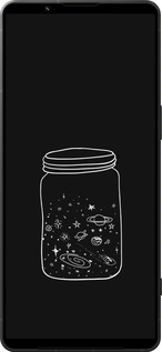 Силиконовый чехол Космос в банке для Sony Xperia 1 VI - 4297u-3975 изображение 