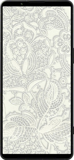 Силиконовый чехол Белое кружево для Sony Xperia 1 VI - 4383u-3975 изображение 