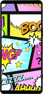 Силиконовый чехол Комикс 1 для Sony Xperia 1 VI - 4407u-3975 изображение 