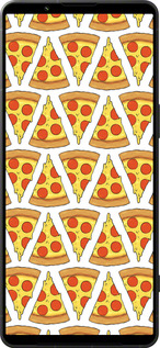 Силиконовый чехол Пицца для Sony Xperia 1 VI - 4408u-3975 изображение 