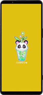 Силиконовый чехол Панда 1 для Sony Xperia 1 VI - 4558u-3975 изображение 