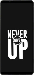 Силиконовый чехол Никогда не сдавайся для Sony Xperia 1 VI - 4572u-3975 изображение 