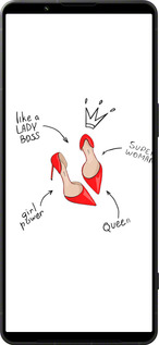 Силиконовый чехол Женщина для Sony Xperia 1 VI - 4599u-3975 изображение 