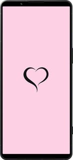 Силиконовый чехол Сердце 1 для Sony Xperia 1 VI - 4730u-3975 изображение 