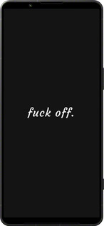 Силіконовий чехол Fuck off для Sony Xperia 1 VI - 4731u-3975 изображение 