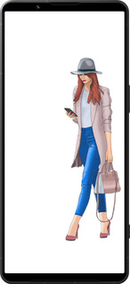 Силиконовый чехол Девушка 1 для Sony Xperia 1 VI - 4751u-3975 изображение 