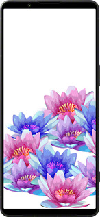 Силиконовый чехол Лотос для Sony Xperia 1 VI - 4862u-3975 изображение 