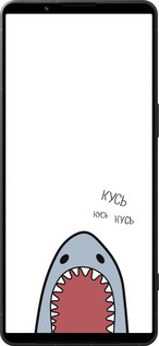 Силиконовый чехол Акула для Sony Xperia 1 VI - 4870u-3975 изображение 