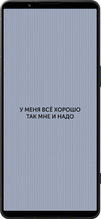 Силиконовый чехол Всё хорошо для Sony Xperia 1 VI - 4891u-3975 изображение 