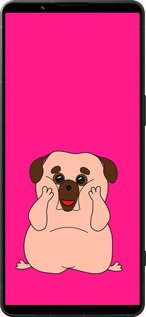 Силиконовый чехол Весёлый мопс для Sony Xperia 1 VI - 4908u-3975 изображение 