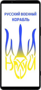 Силіконовий чехол Російський військовий корабель іди на v7 для Sony Xperia 1 VI - 5261u-3975 изображение 