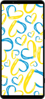 Силиконовый чехол Сердца UA для Sony Xperia 1 VI - 5292u-3975 изображение 