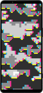 Силиконовый чехол Пиксельный камуфляж для Sony Xperia 1 VI - 5481u-3975 изображение 