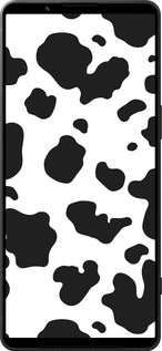 Силиконовый чехол Шкура коровы для Sony Xperia 1 VI - 5576u-3975 изображение 