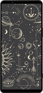 Силиконовый чехол Фаза луны для Sony Xperia 1 VI - 5605u-3975 изображение 