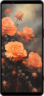 Силиконовый чехол Оранжевые розы для Sony Xperia 1 VI - 5944u-3975 изображение 