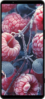 Силиконовый чехол Морозные ягоды для Sony Xperia 1 VI - 6033u-3975 изображение 