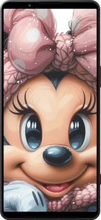 Силіконовий чехол Мінні Маус з бантиком для Sony Xperia 1 VI - 6055u-3975 изображение 