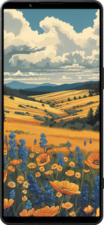 Силиконовый чехол Украинское поле для Sony Xperia 1 VI - 6082u-3975 изображение 